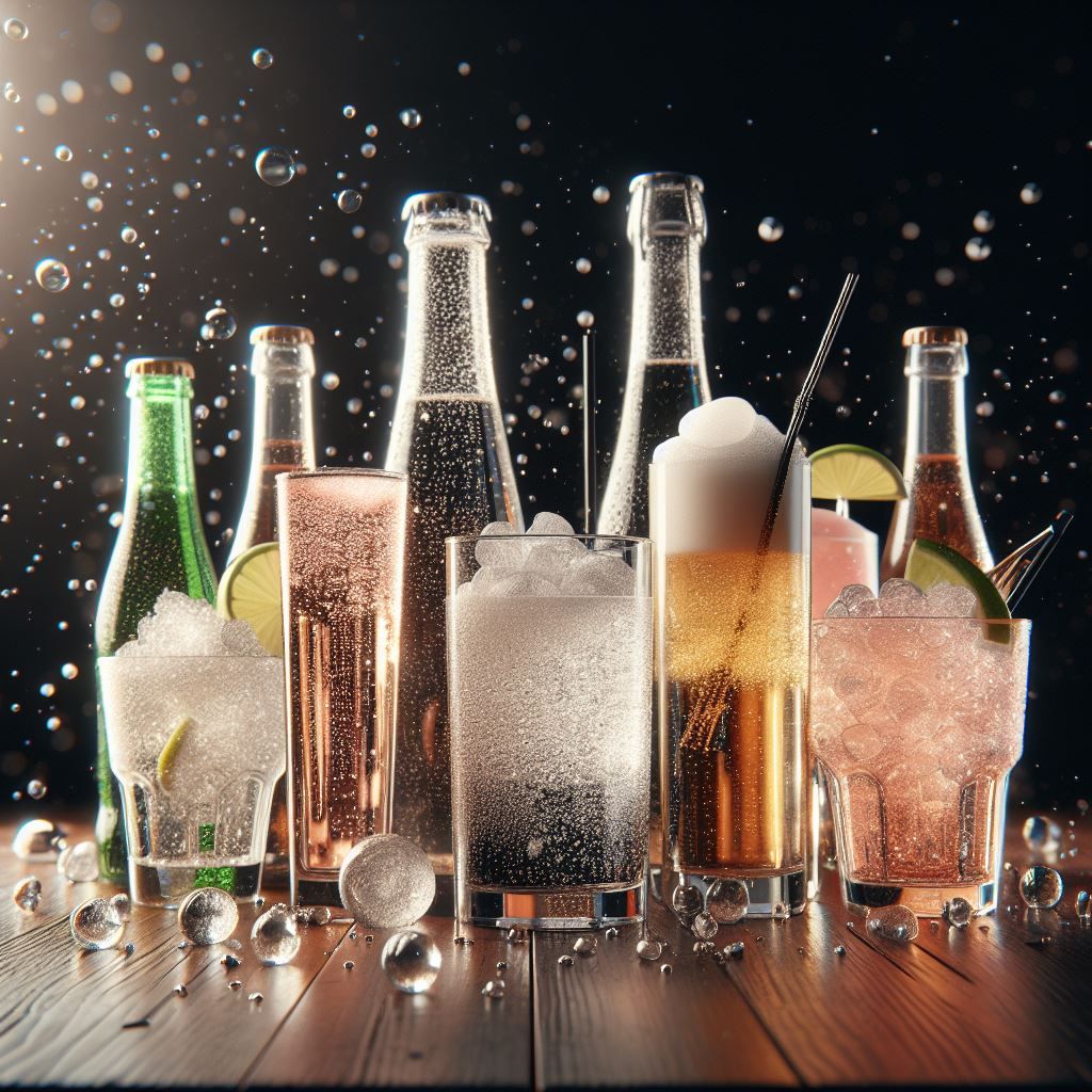 A classic fizz cocktail with bubbles.